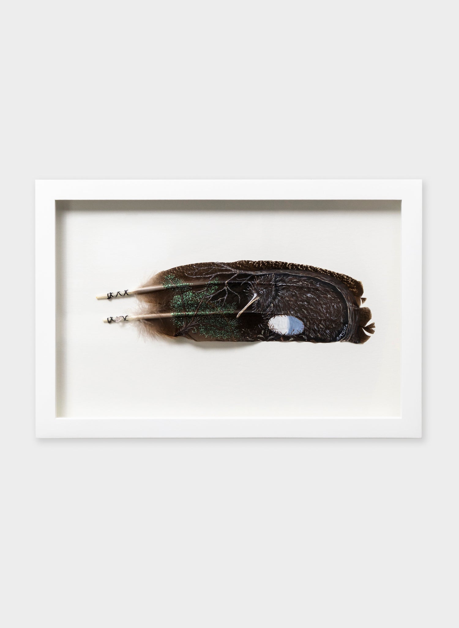 Kiwi and Egg - Framed