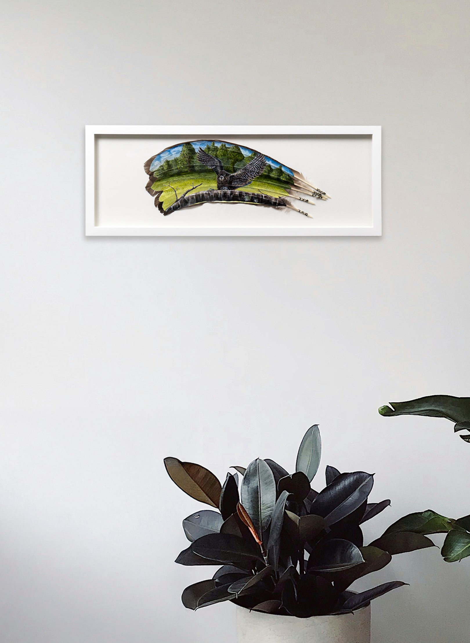 Coming Into Land - Framed