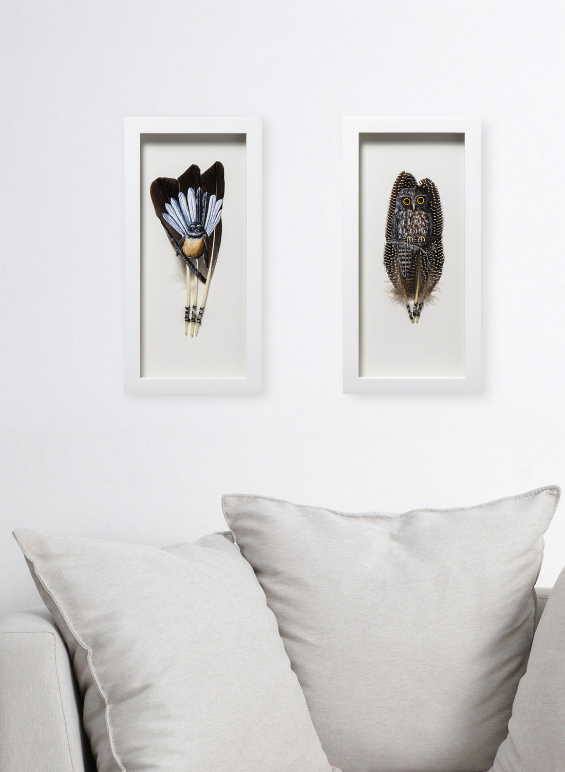 Fantail Pīwakawaka  - Framed