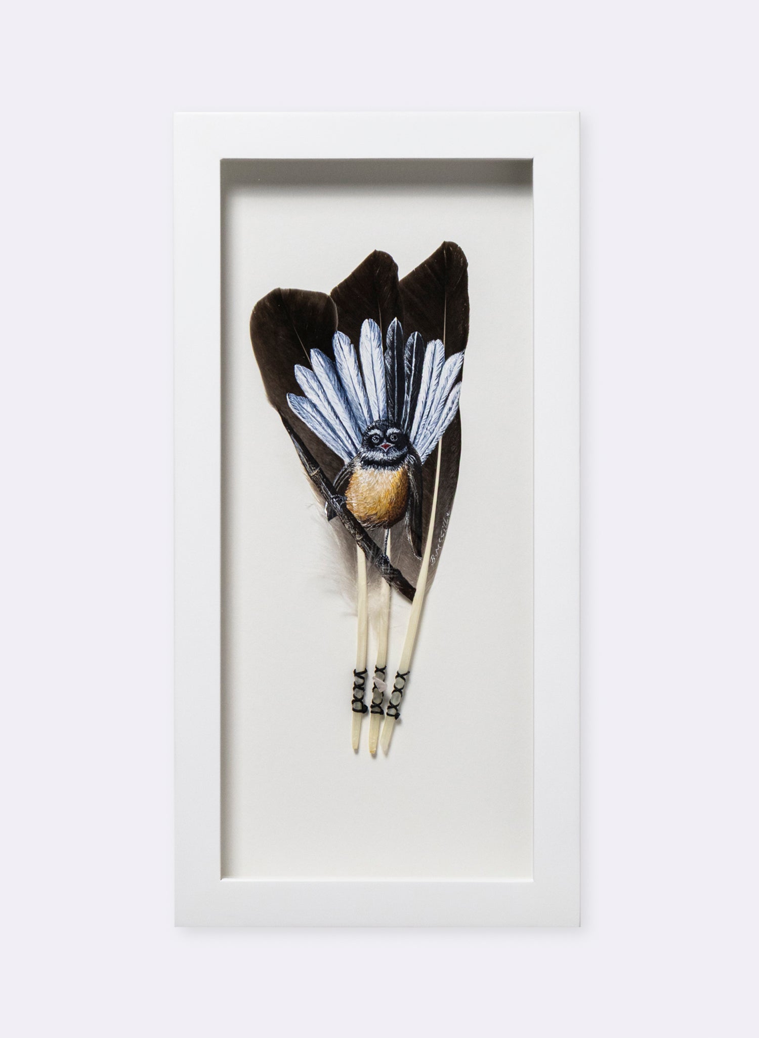 Fantail Pīwakawaka  - Framed