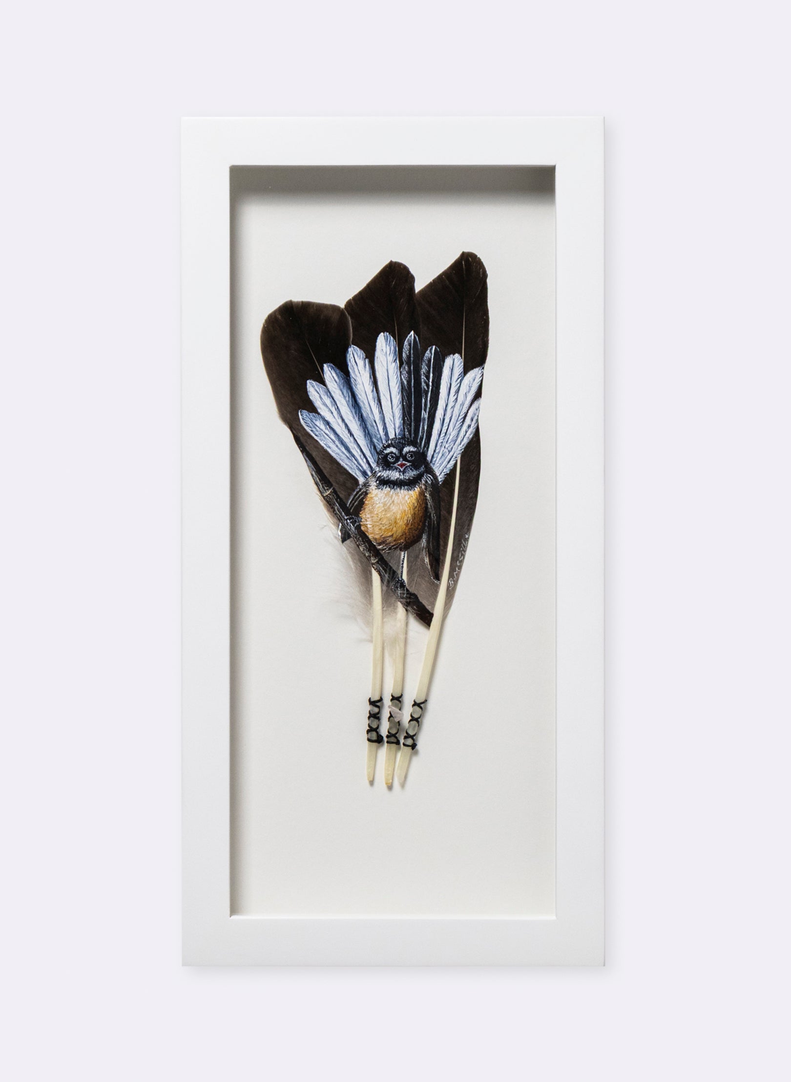 Fantail Pīwakawaka  - Framed
