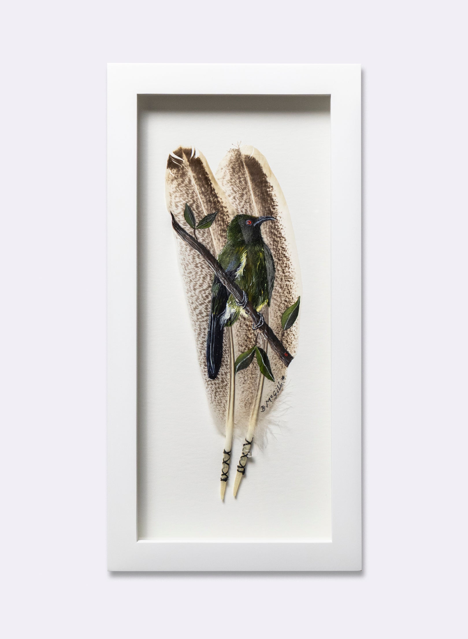 Bellbird - Korimako - Framed
