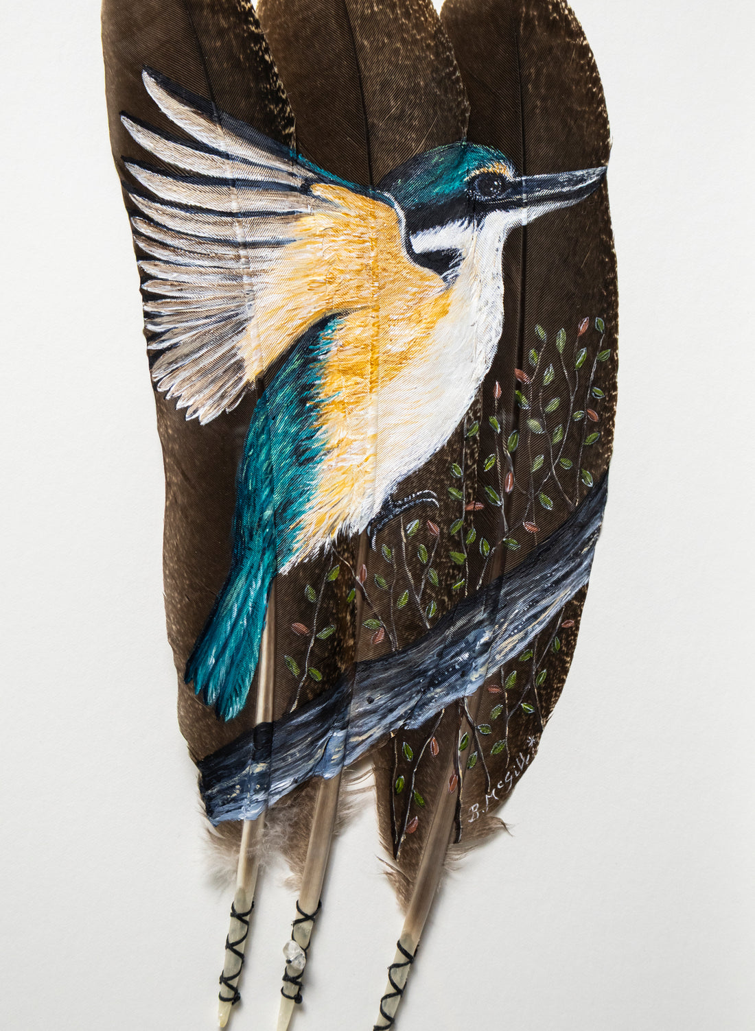 Kingfisher - Kōtare - Framed