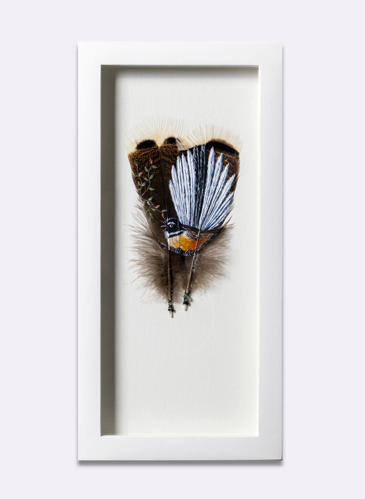 Piwakawaka Fantail - Framed