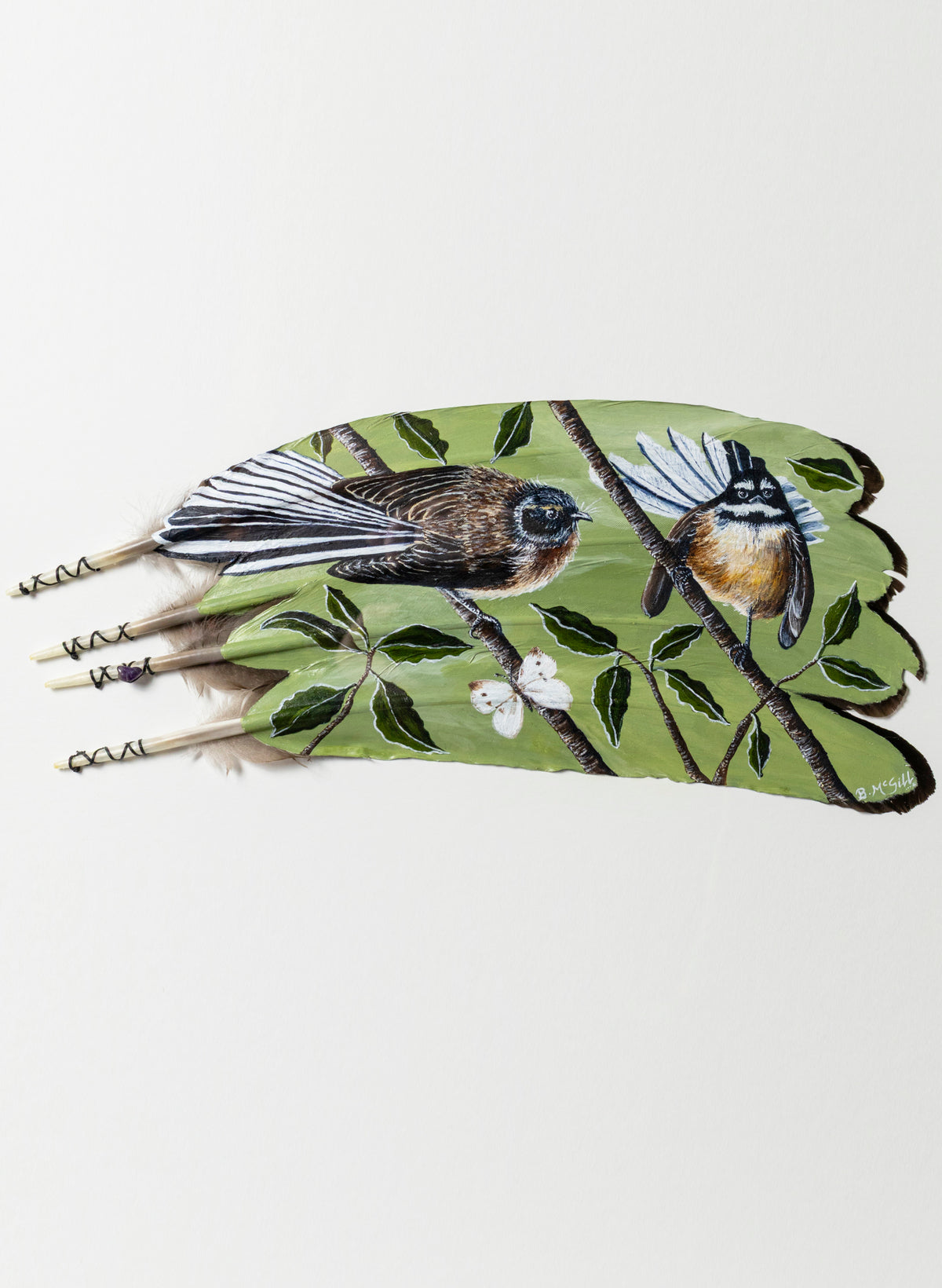 Piwakawaka Pair - Framed