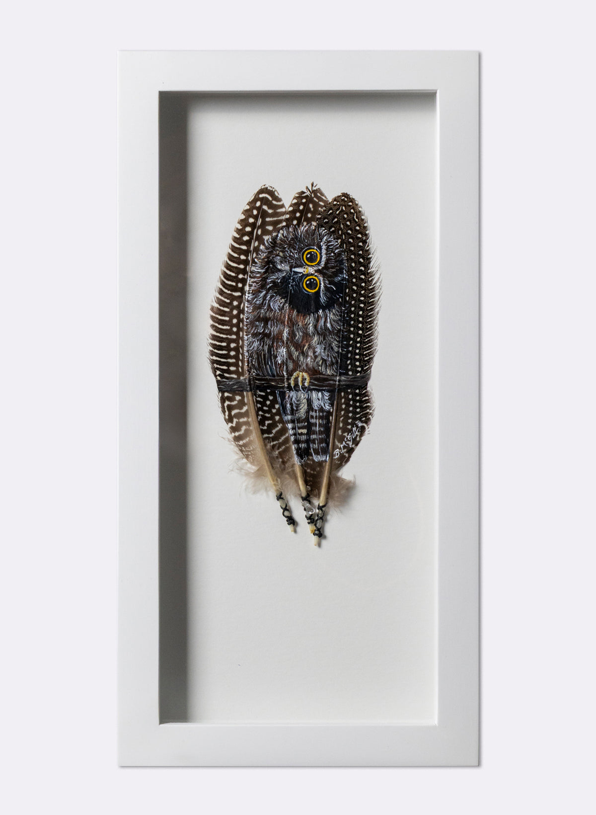 Qwizzick Morepork - Framed