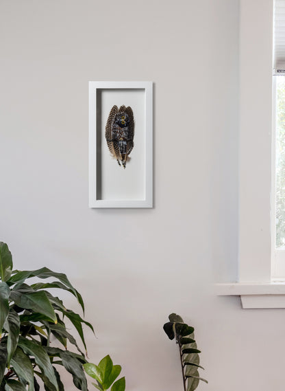 Qwizzick Morepork - Framed