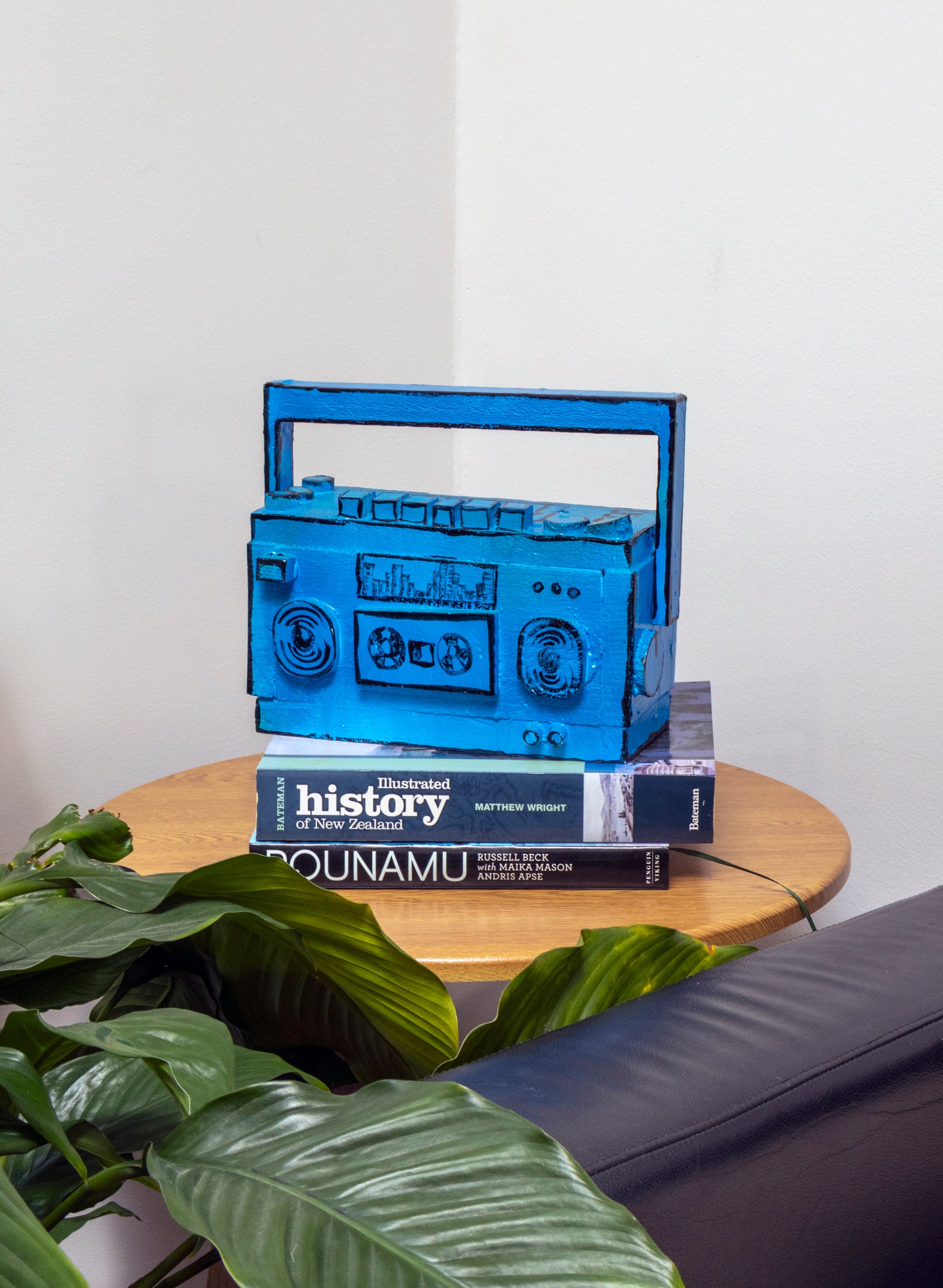 Blue Ghetto Blaster