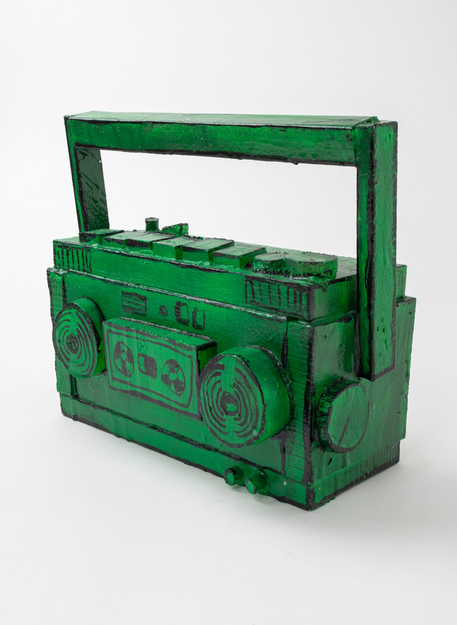 Green Ghetto Blaster