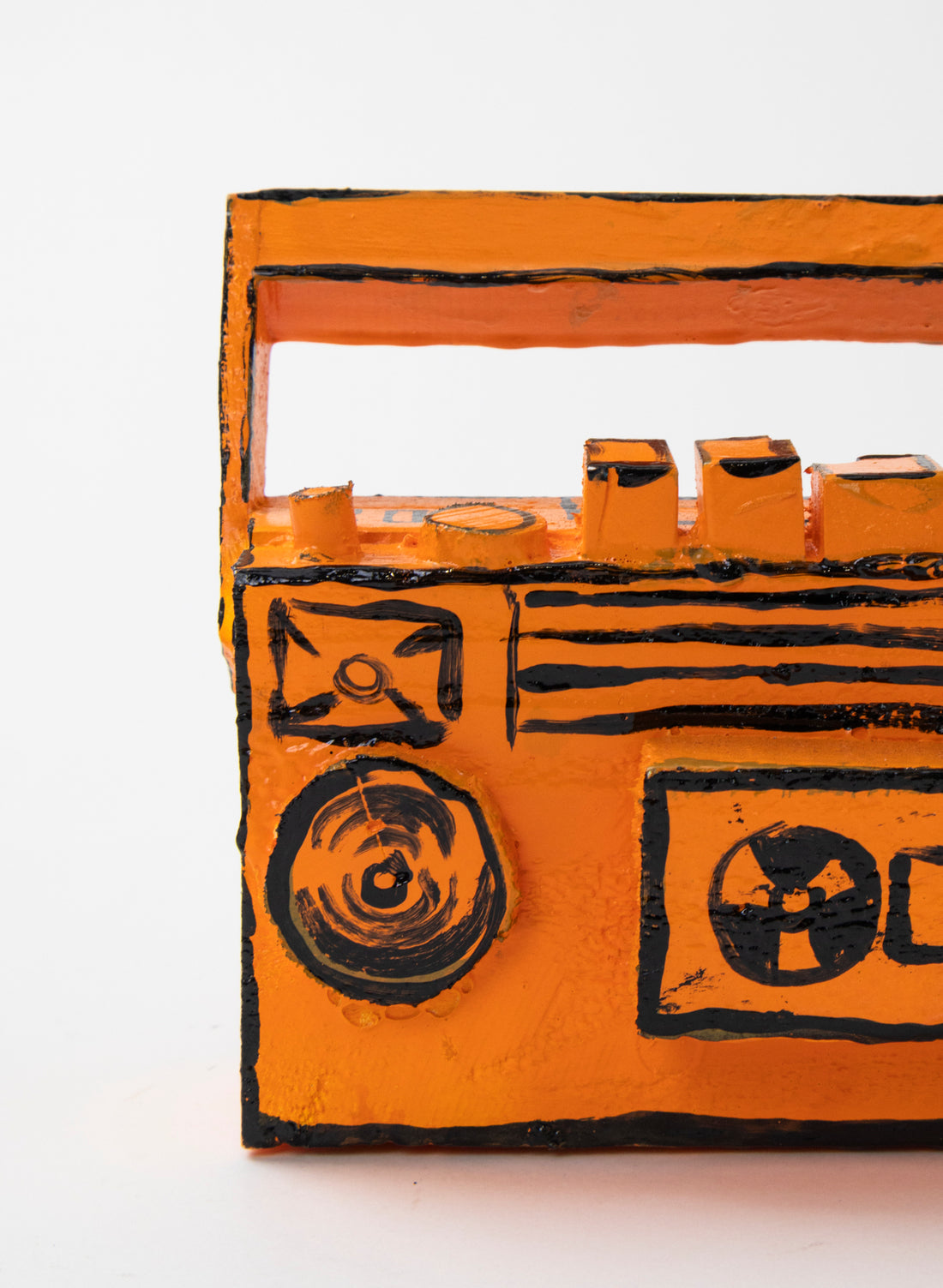 Orange Ghetto Blaster