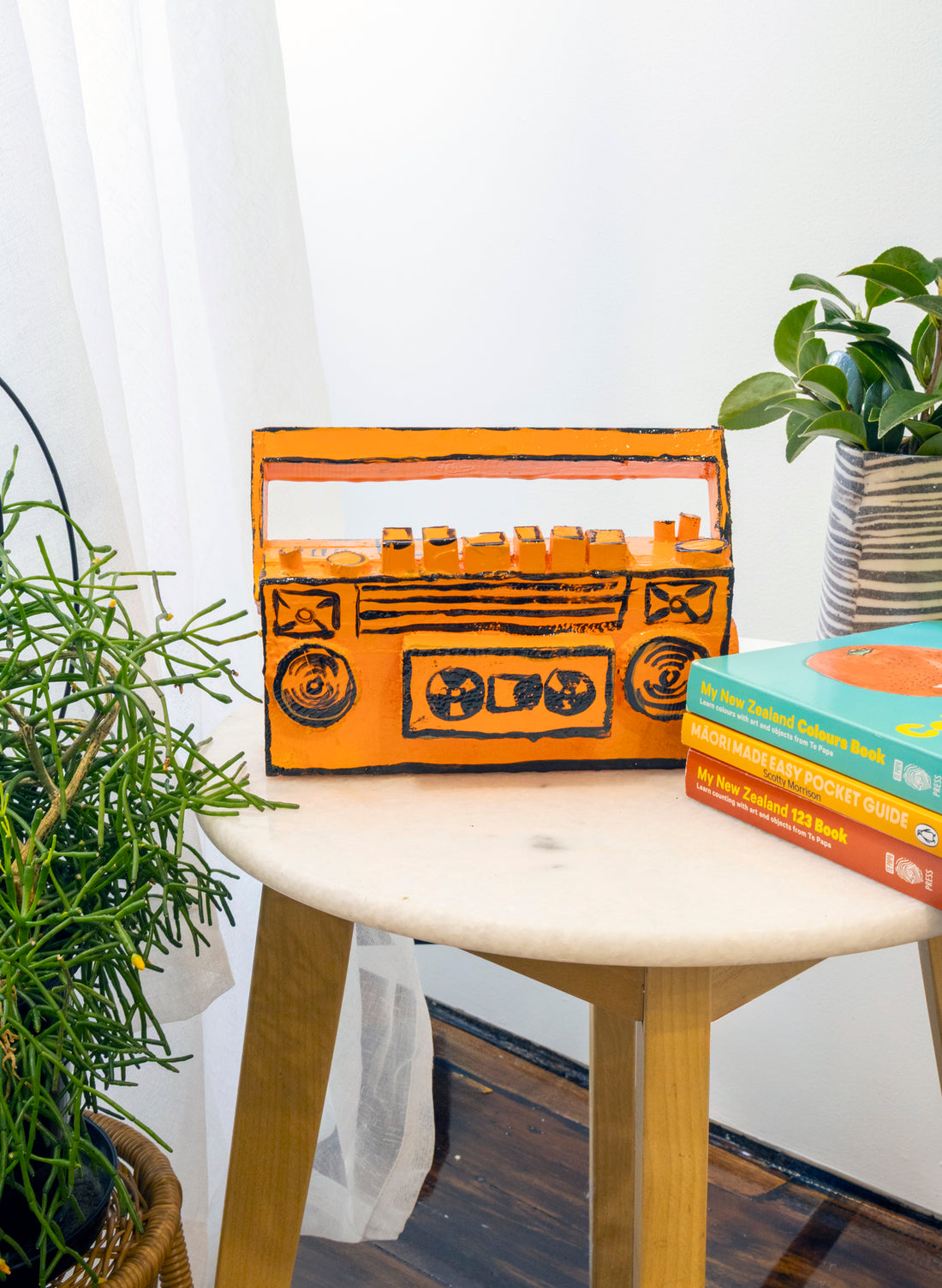 Orange Ghetto Blaster