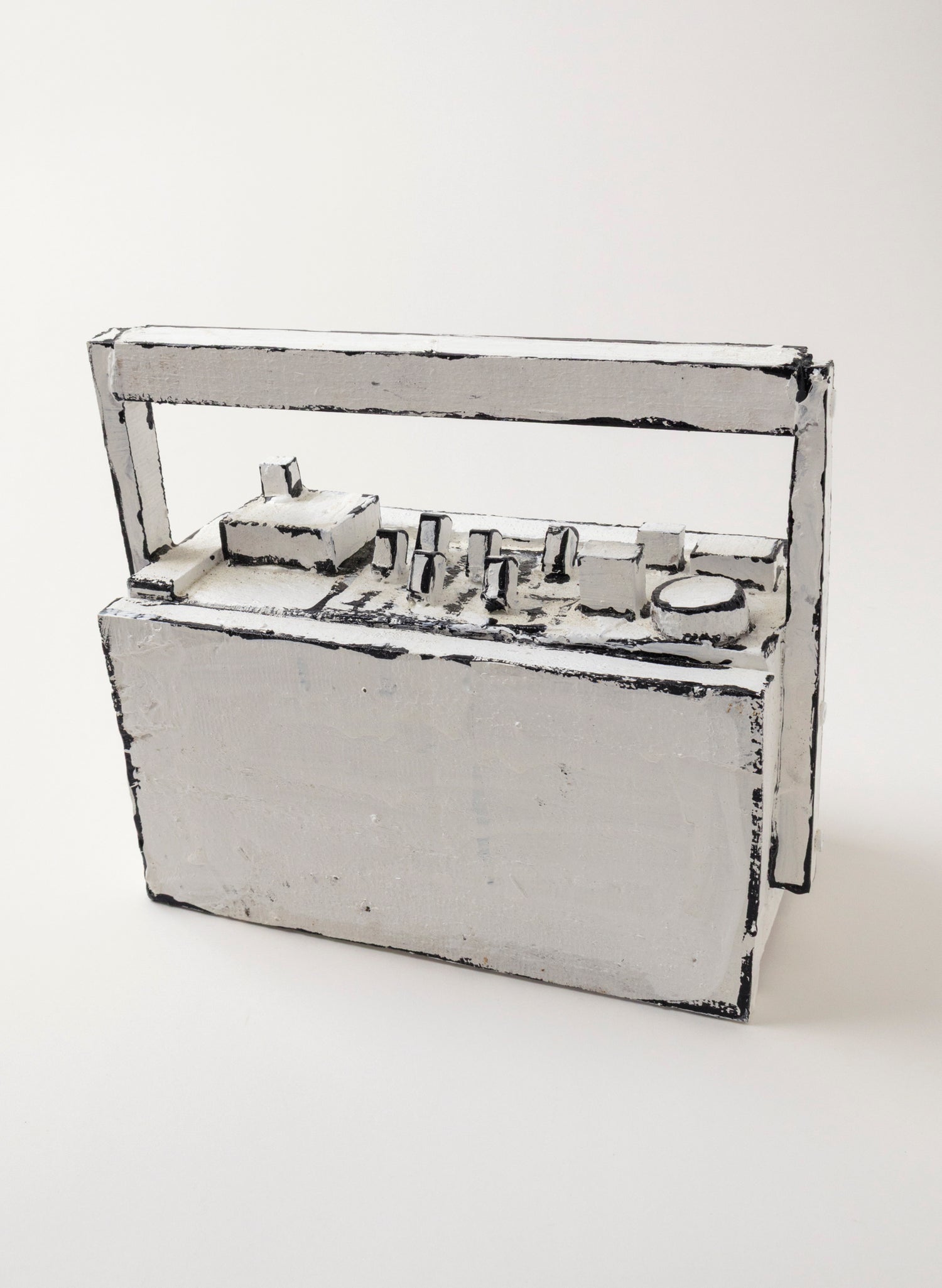 Black and White Ghetto Blaster