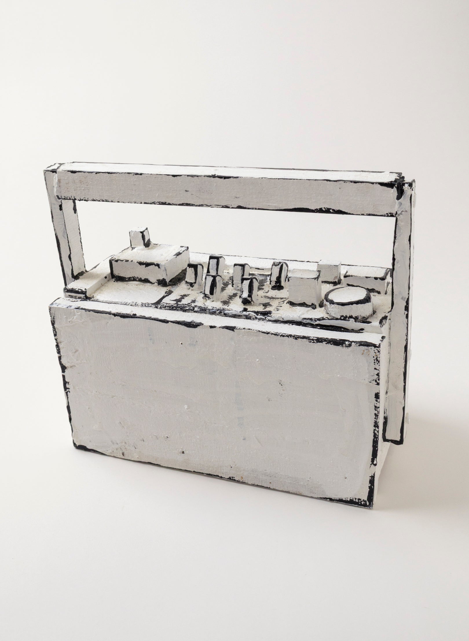 Black and White Ghetto Blaster