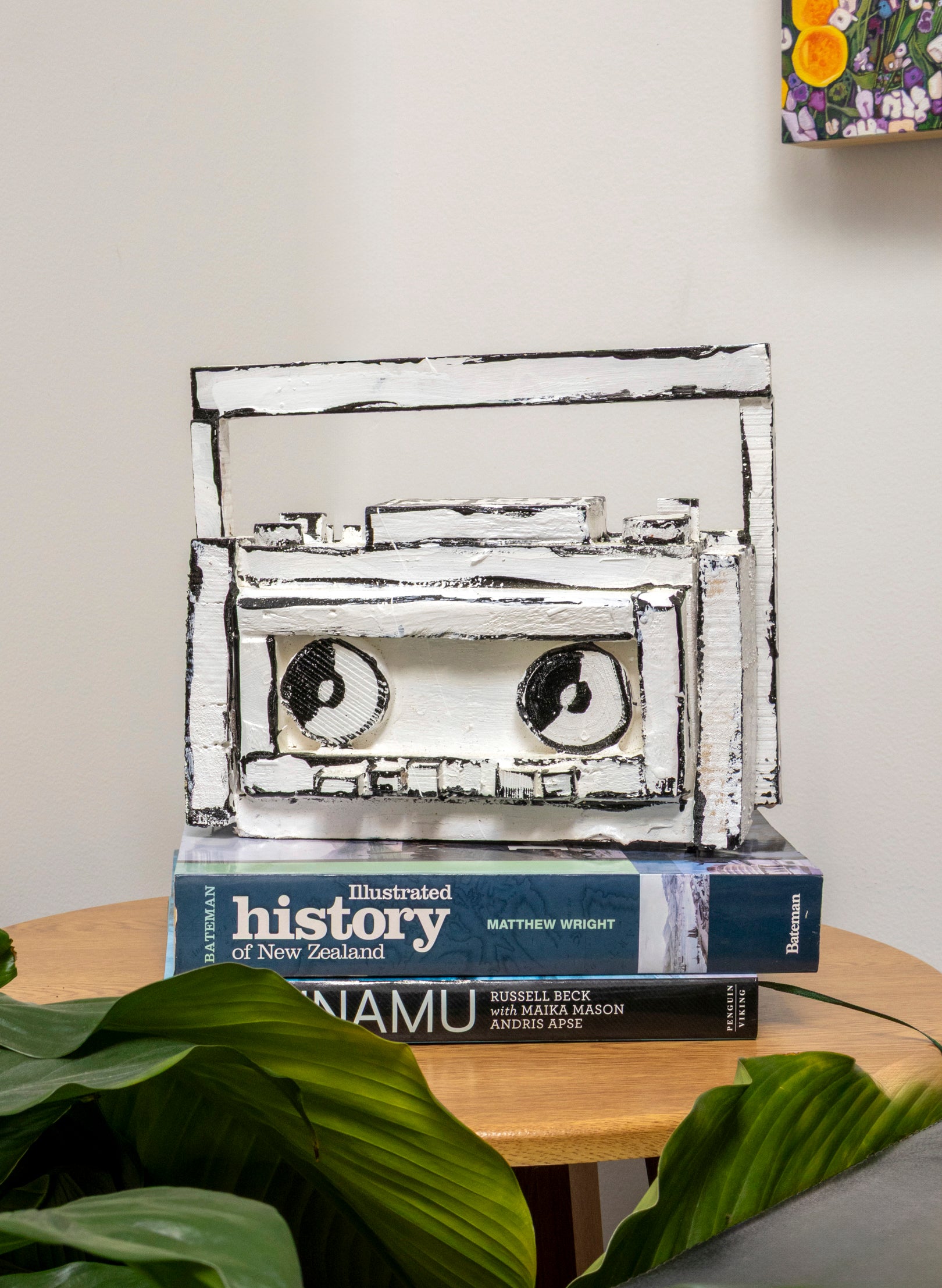 Black and White Ghetto Blaster