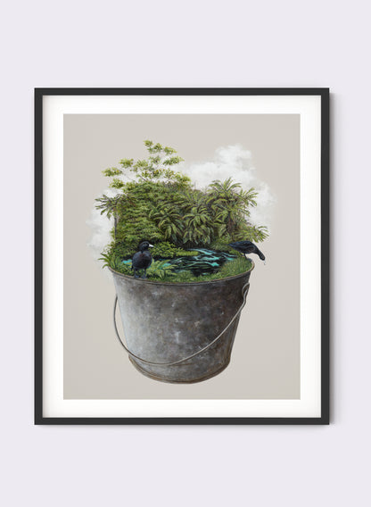 Blue Bucket - Giclée Prints