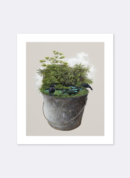 Blue Bucket - Giclée Prints