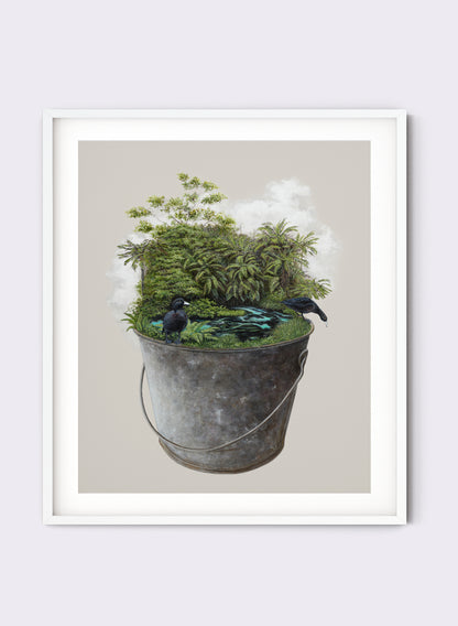 Blue Bucket - Giclée Prints