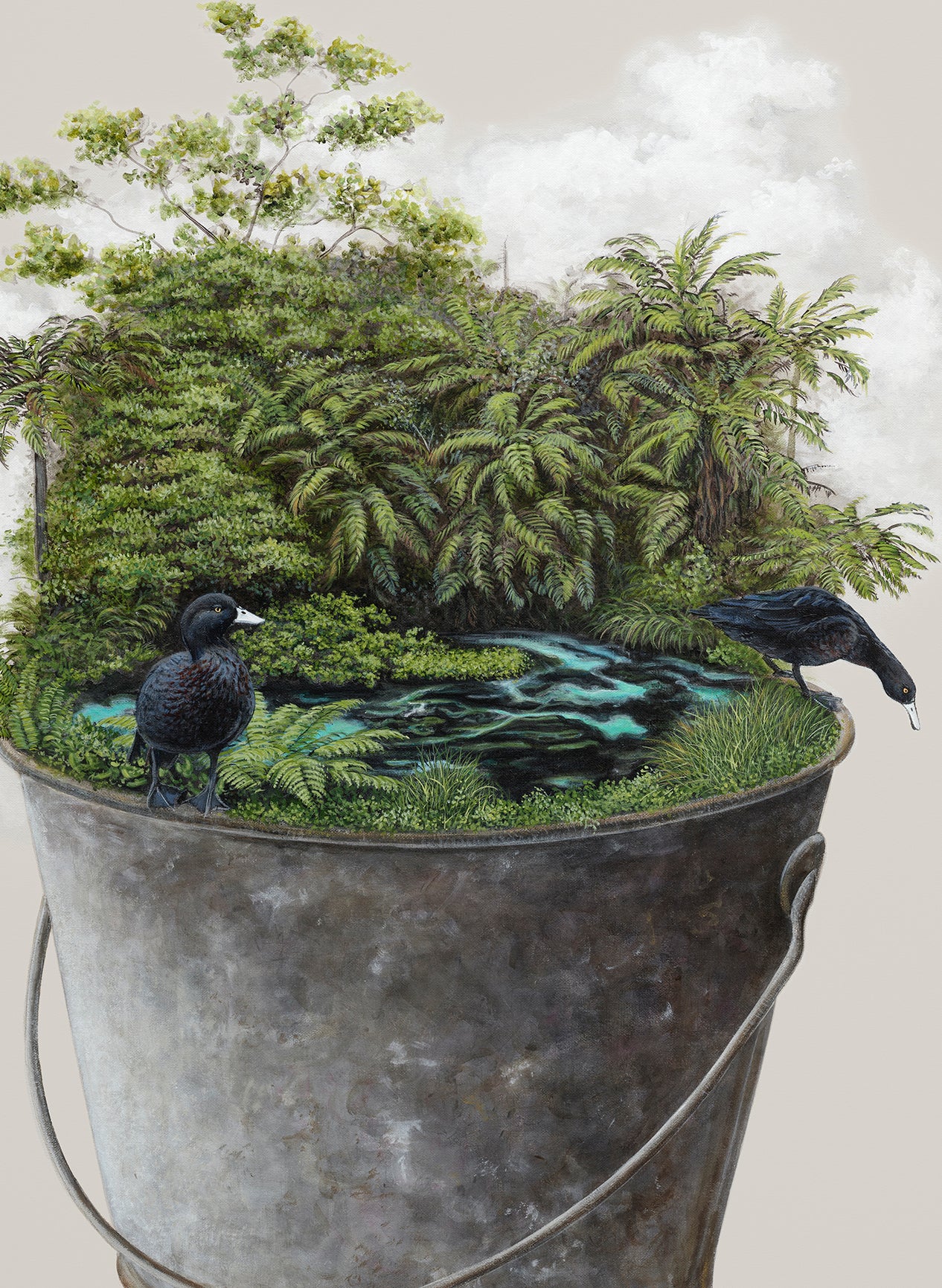 Blue Bucket - Giclée Prints