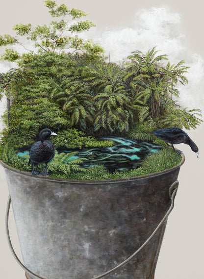 Blue Bucket - Giclée Prints