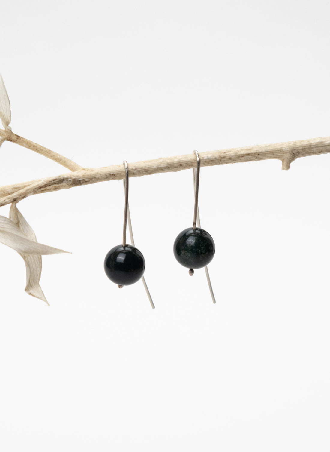 Moss Agate Earrings 