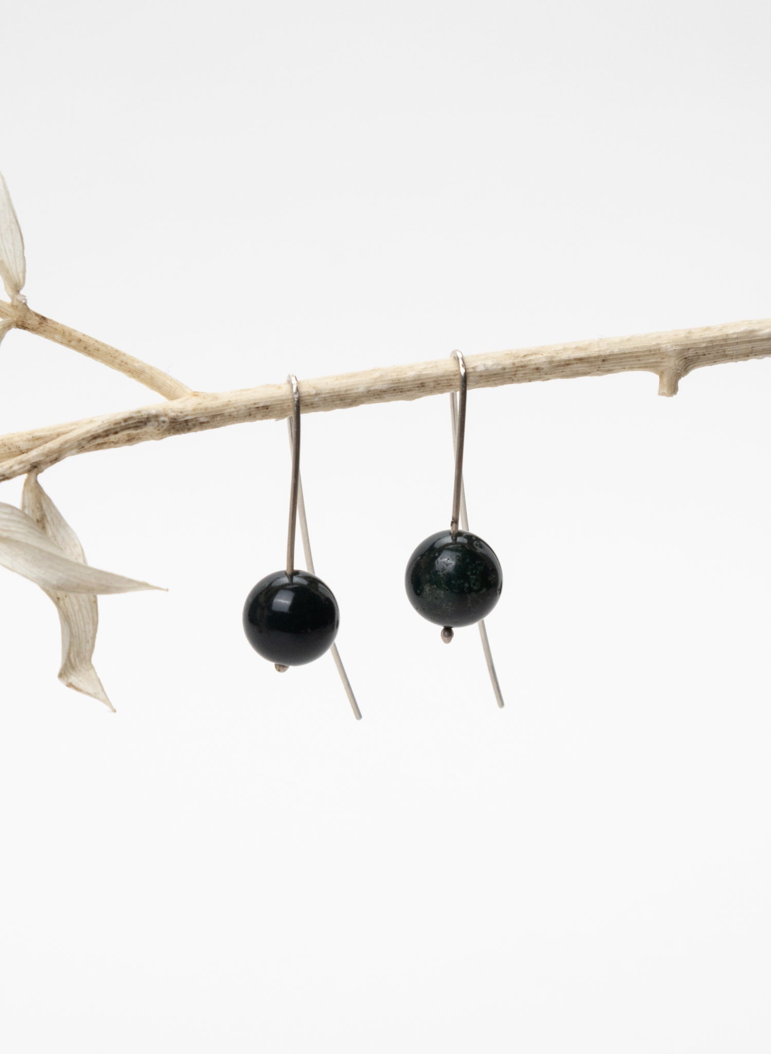 Moss Agate Earrings 