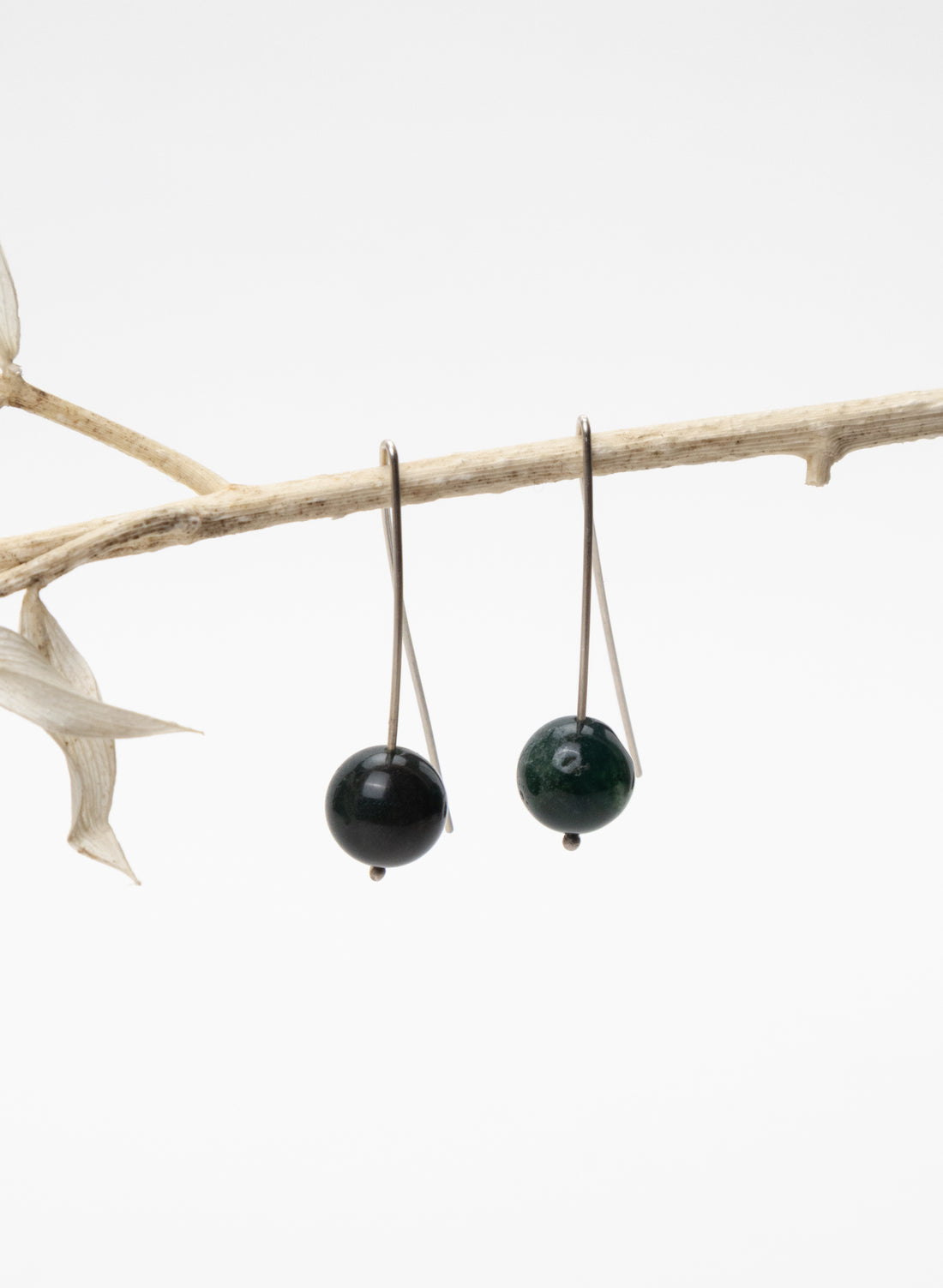 Moss Agate Earrings 