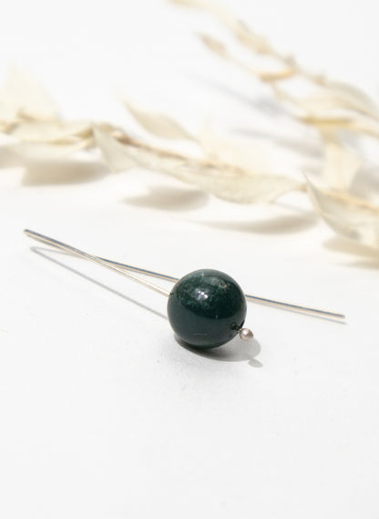 Moss Agate Earrings 