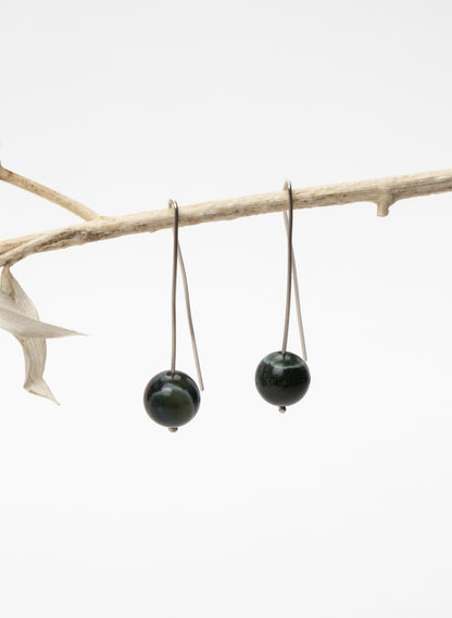 Moss Agate Earrings 
