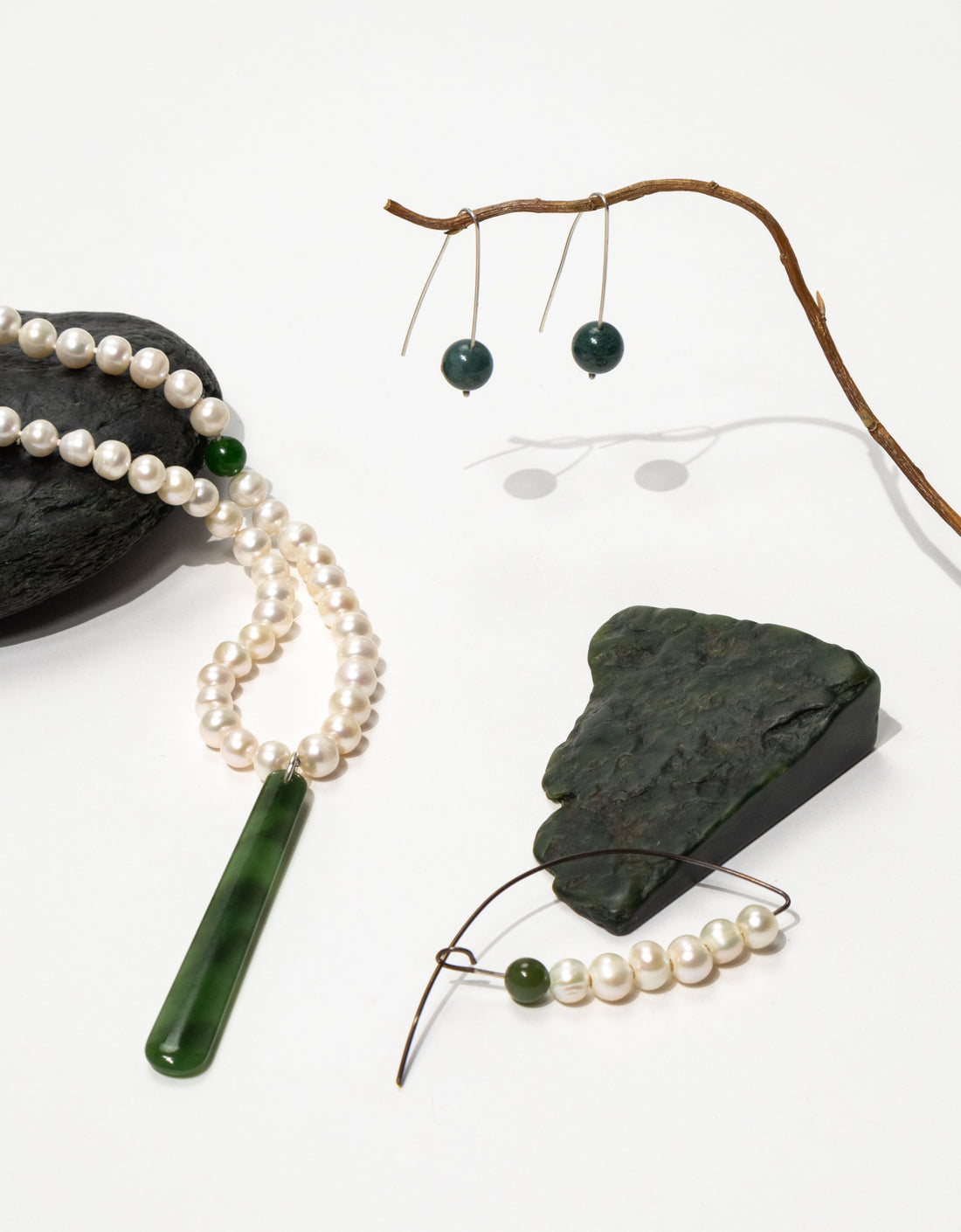 A Week of Supplies - Pounamu Brooch or Earring