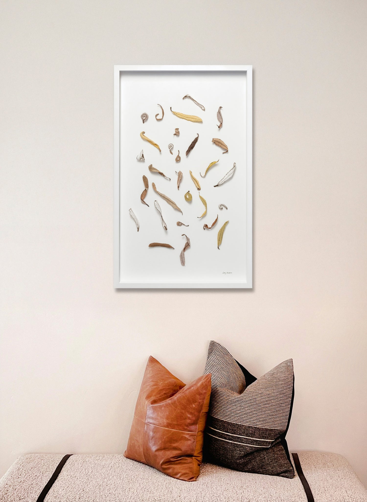 Banksia Leaf Formation - 3D Embroidery