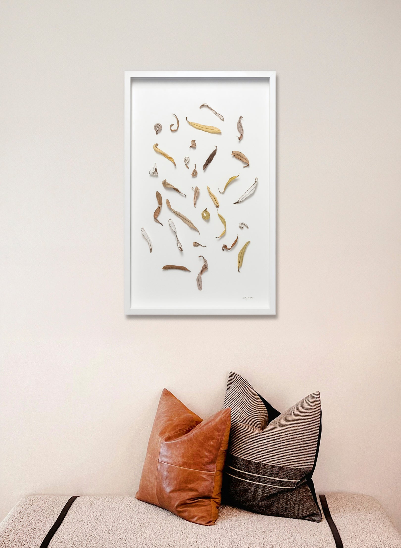 Banksia Leaf Formation - 3D Embroidery