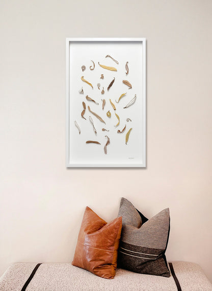 Banksia Leaf Formation - 3D Embroidery