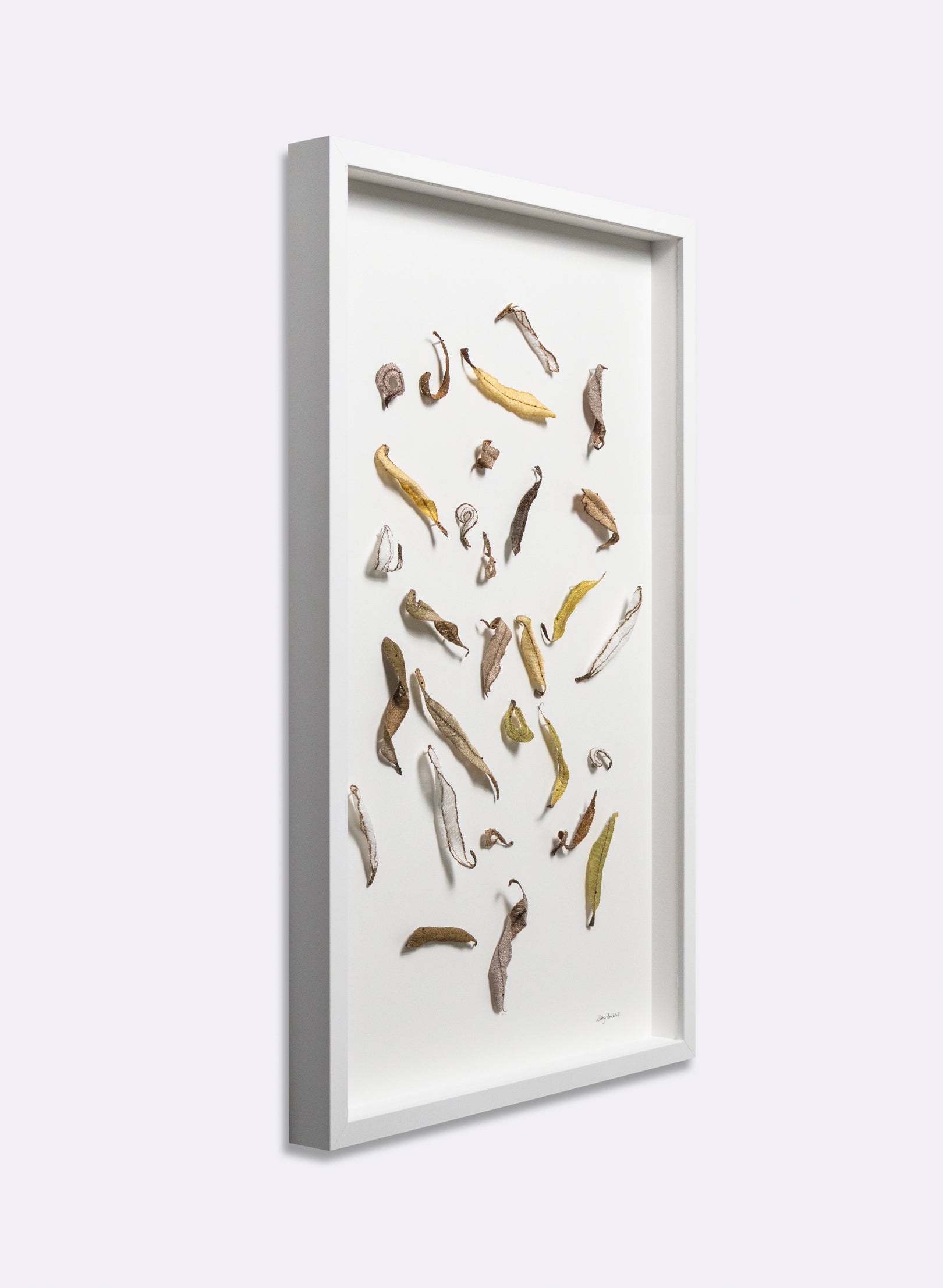 Banksia Leaf Formation - 3D Embroidery