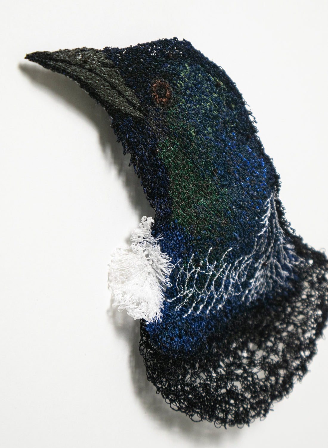 Tūī Sculptural Embroidery