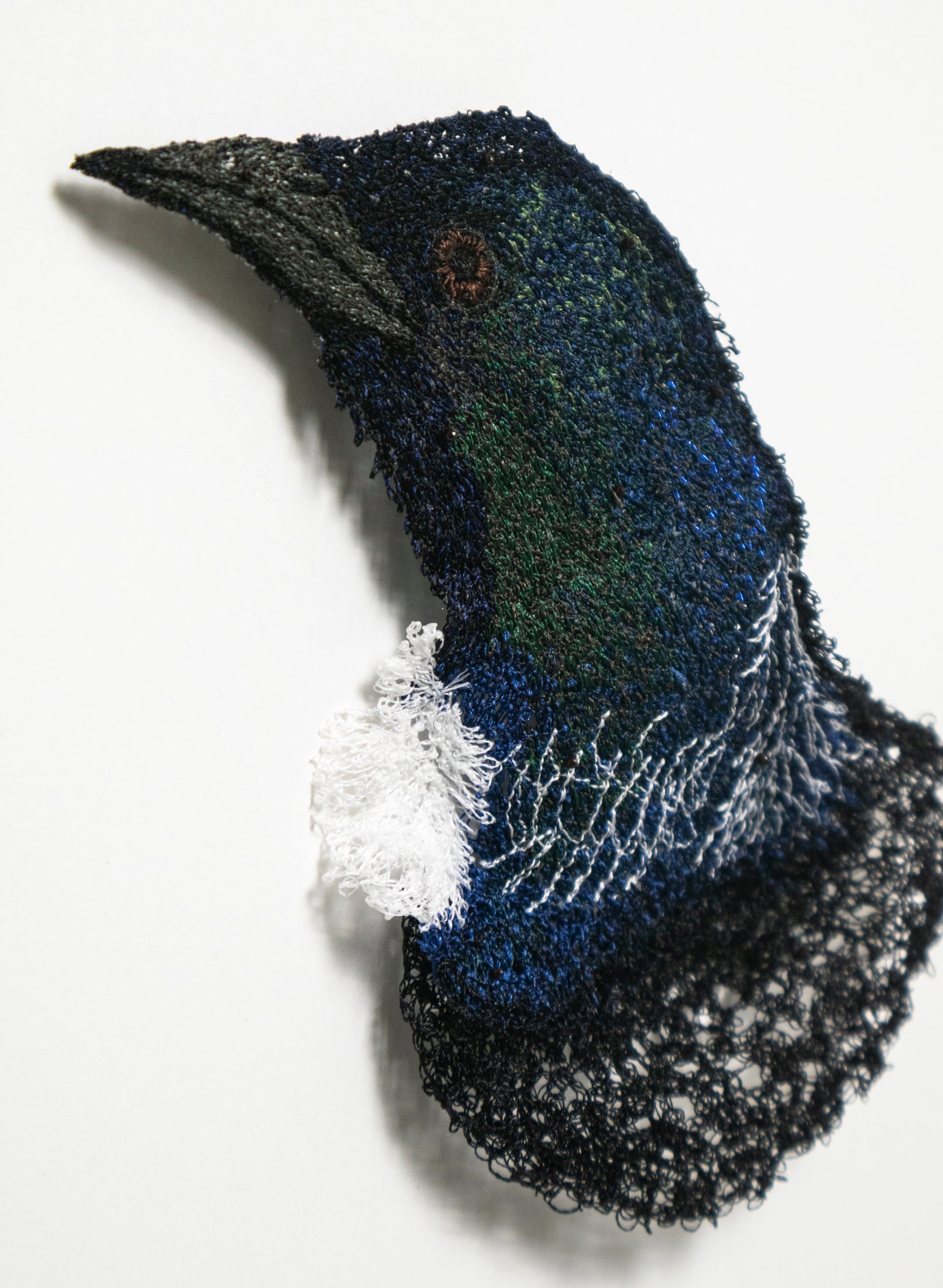 Tūī Sculptural Embroidery