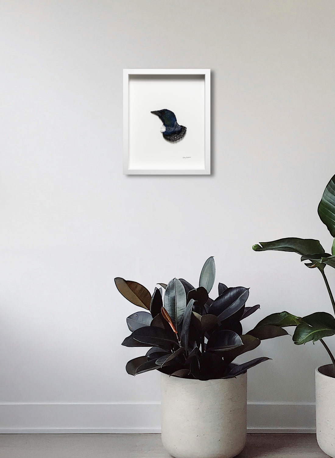 Tūī Sculptural Embroidery