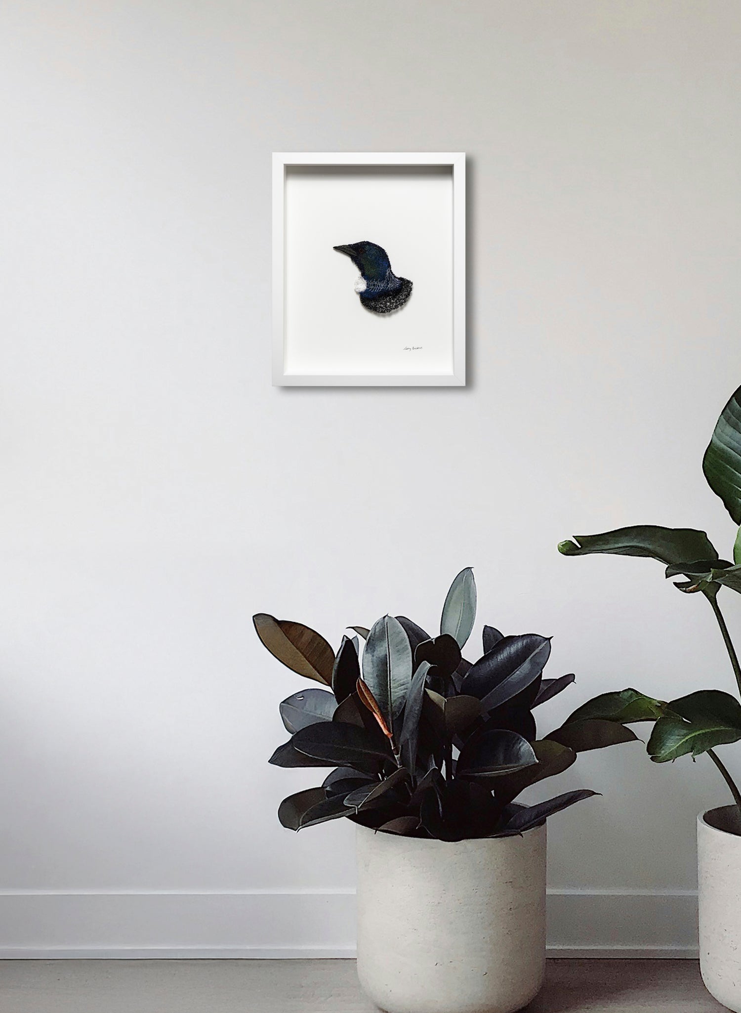 Tūī Sculptural Embroidery