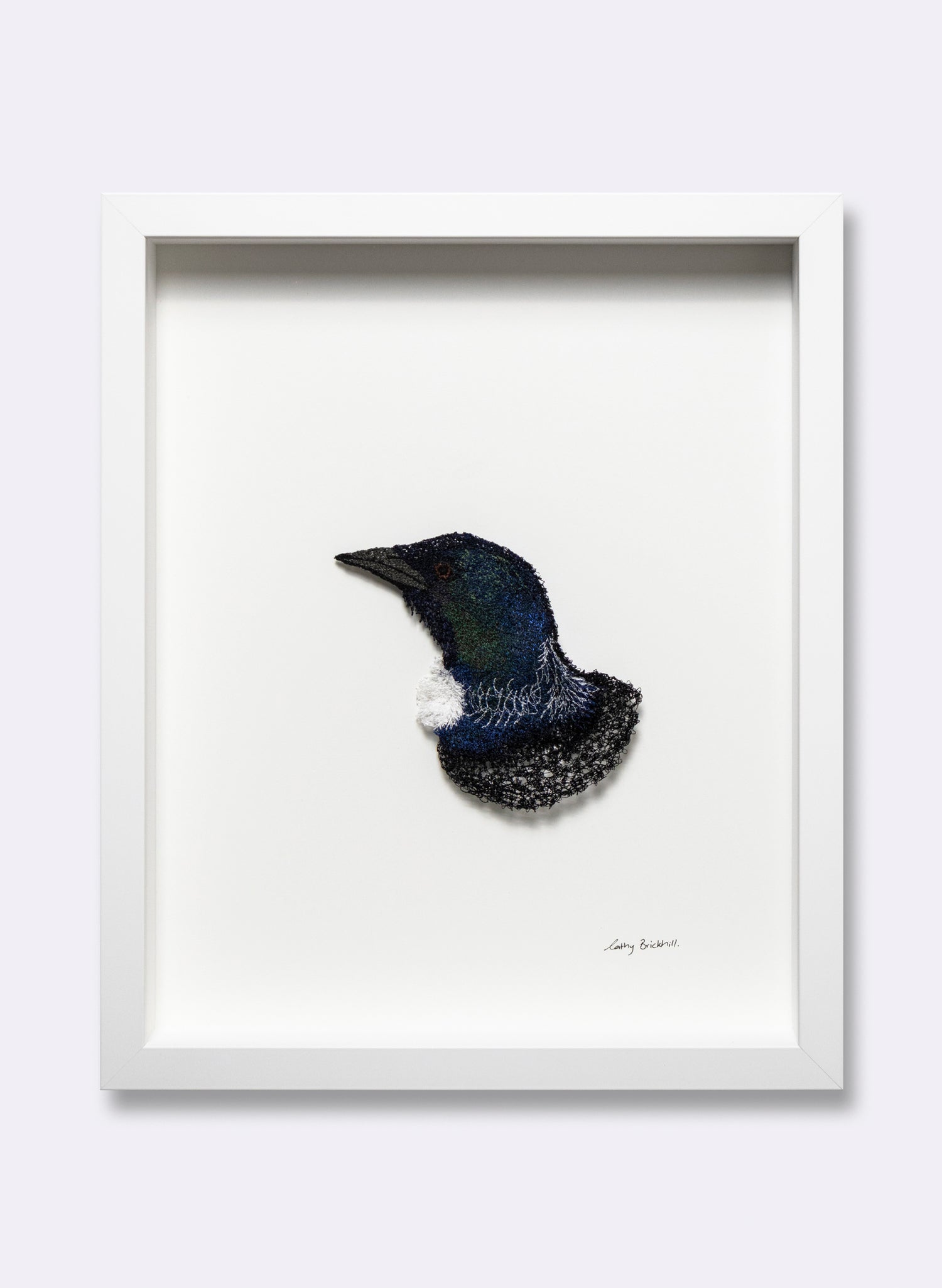 Tūī Sculptural Embroidery