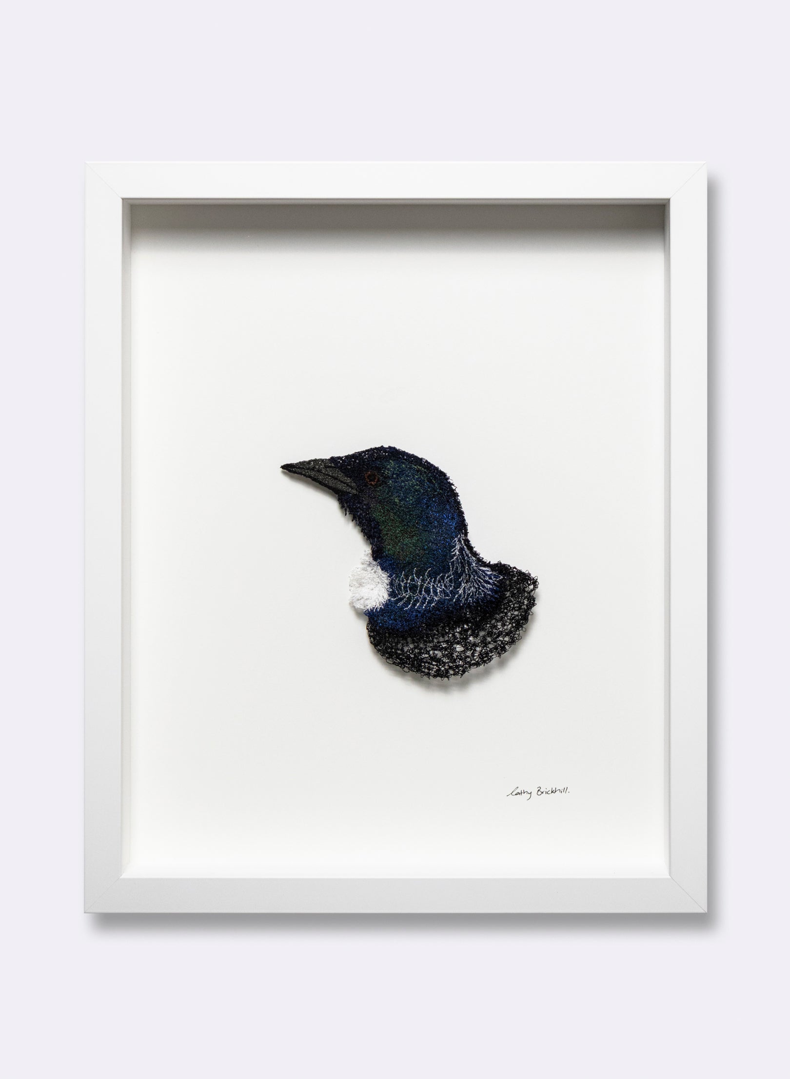 Tūī Sculptural Embroidery