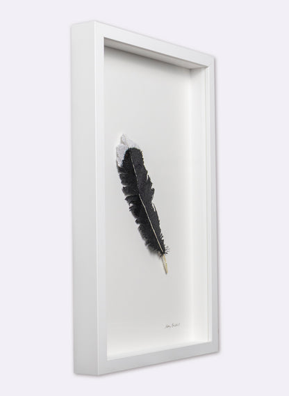 Huia Feather  - 3D Embroidery