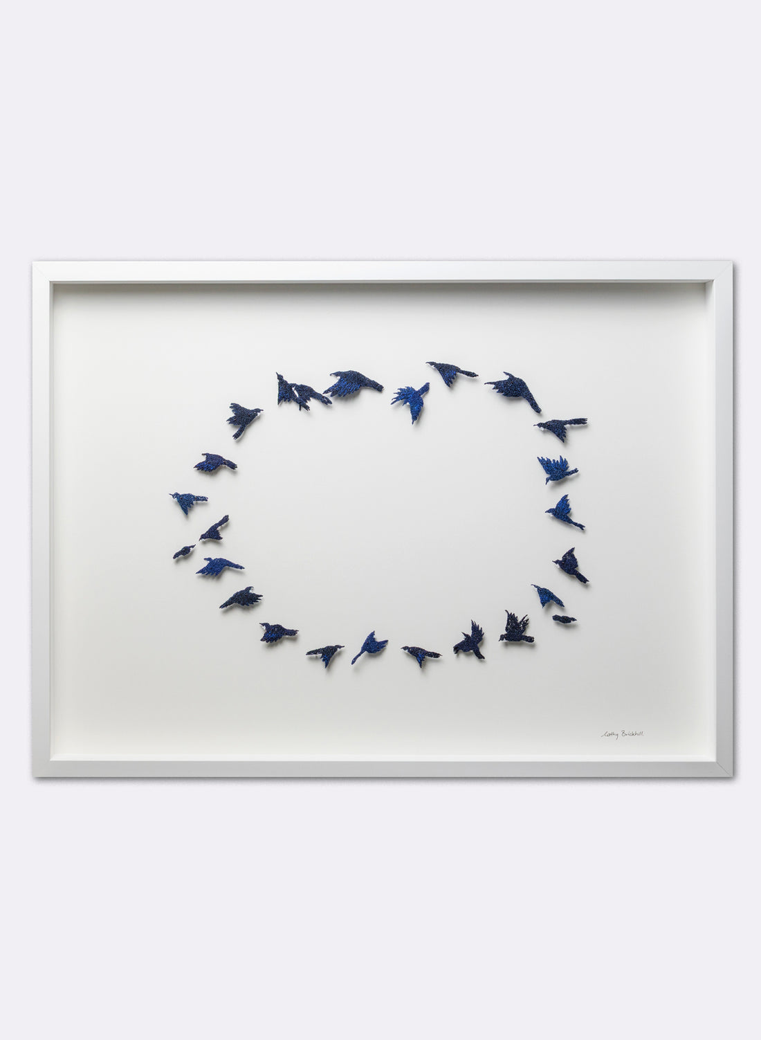 Dance of the Tui - 3D Embroidery
