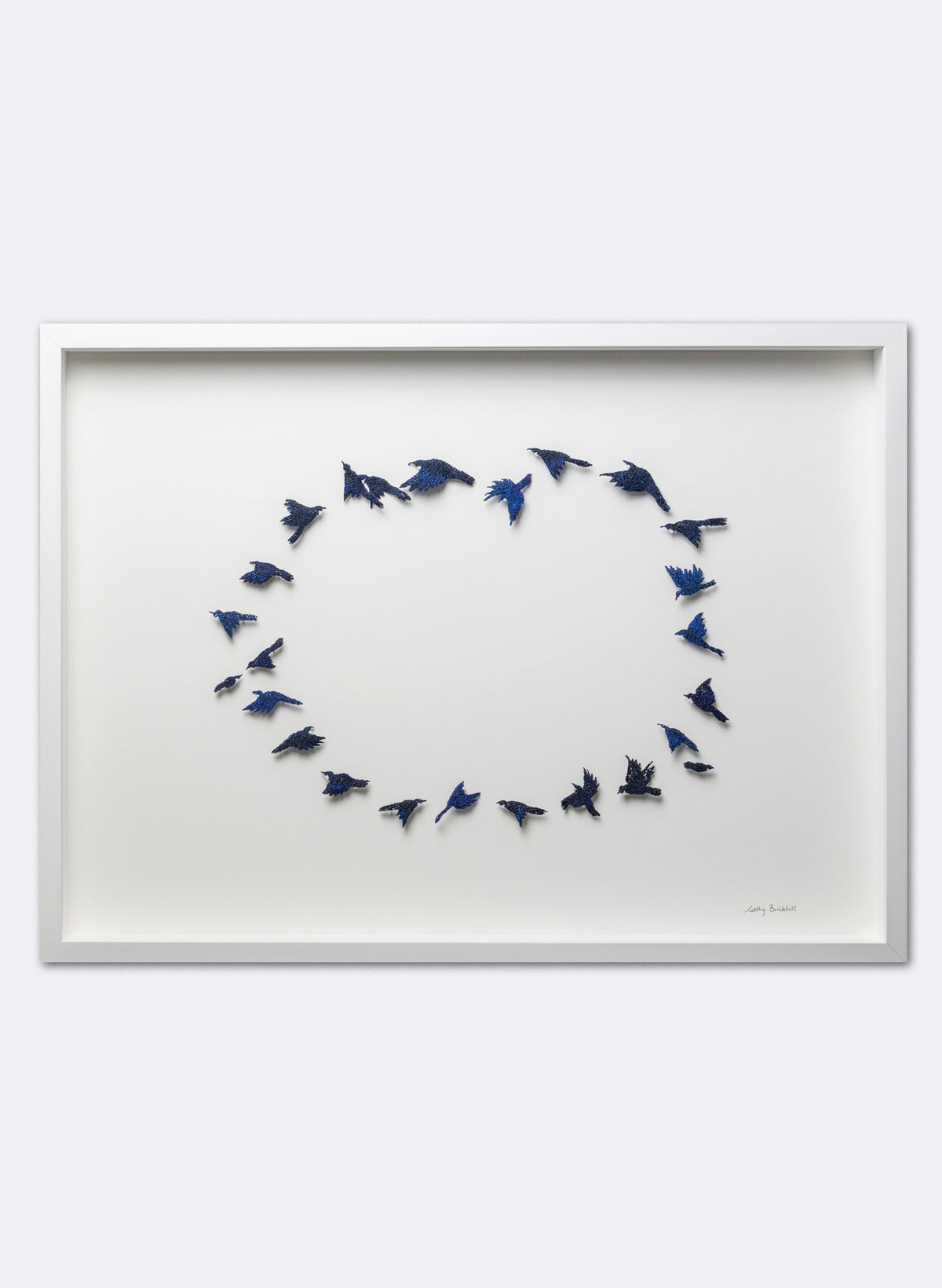 Dance of the Tui - 3D Embroidery
