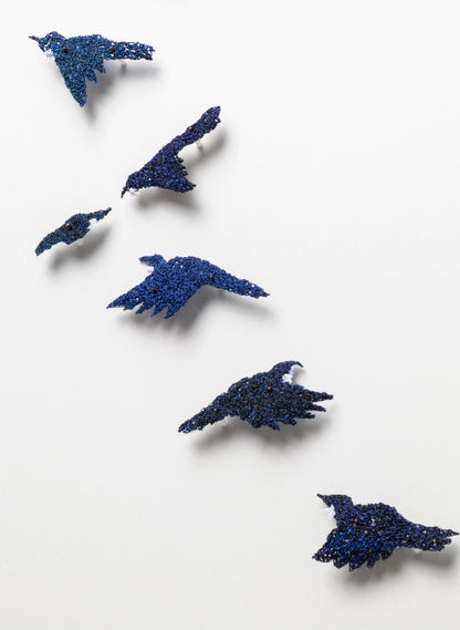 Dance of the Tui - 3D Embroidery