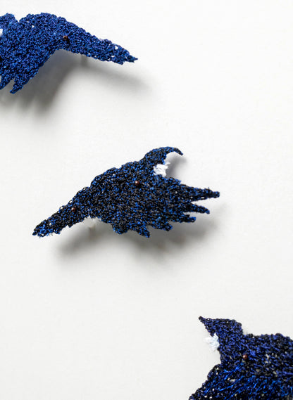 Dance of the Tui - 3D Embroidery