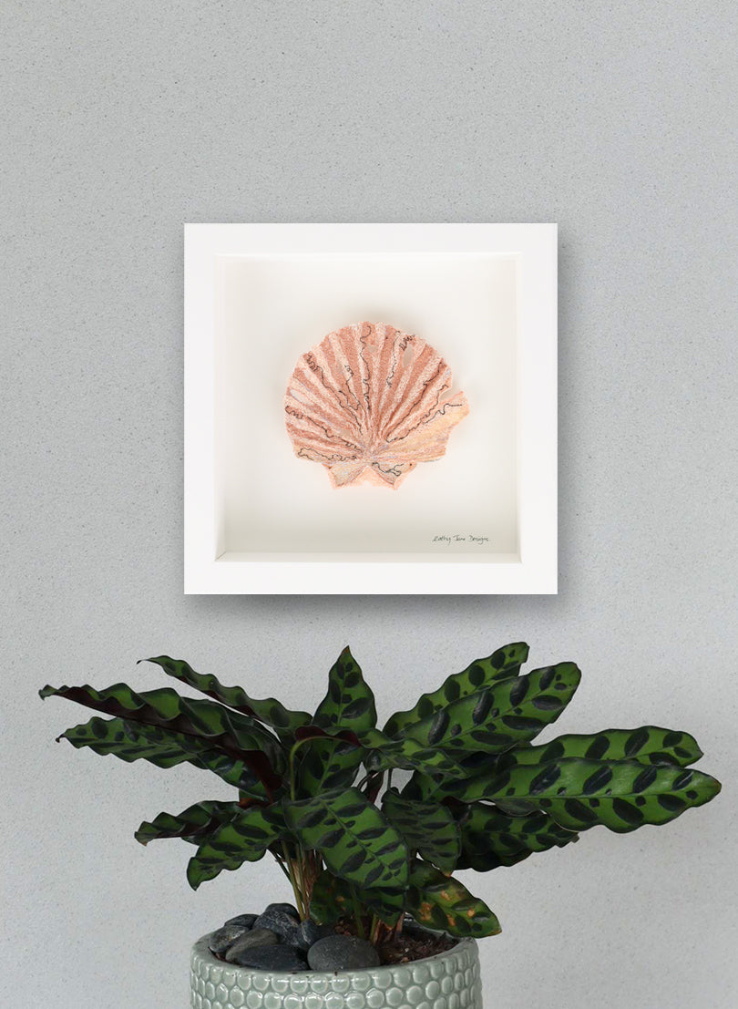 Scallop Shell 3D Embroidery