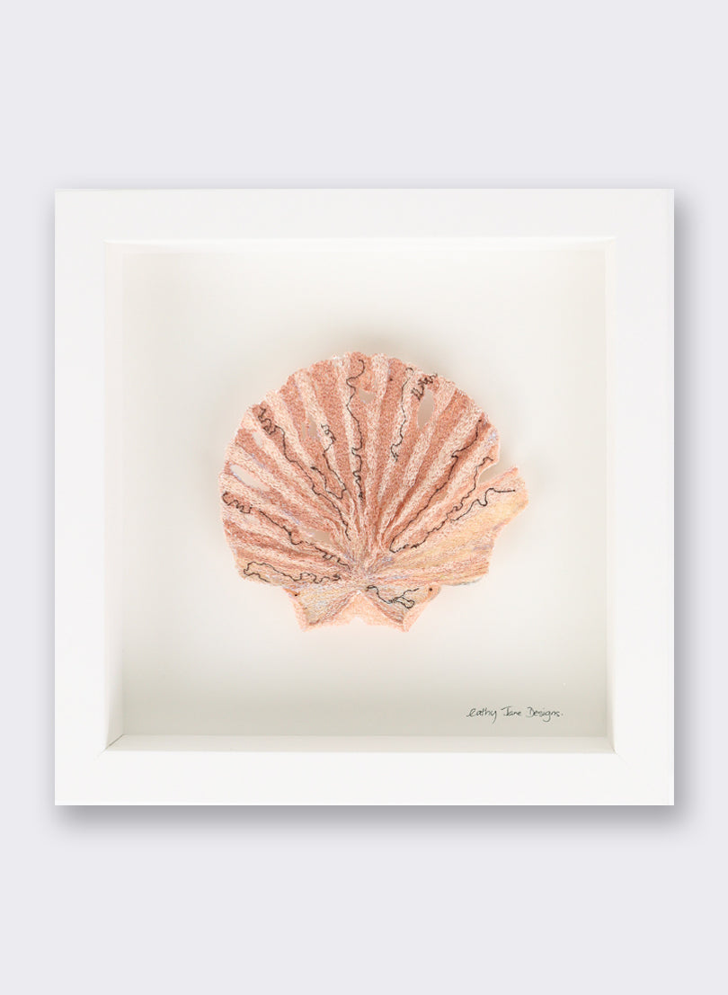 Scallop Shell 3D Embroidery