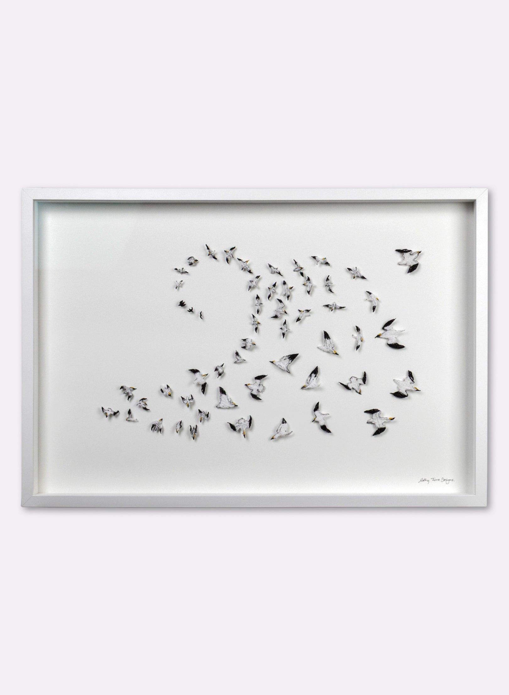 Insatiable Gannets - 3D Embroidery