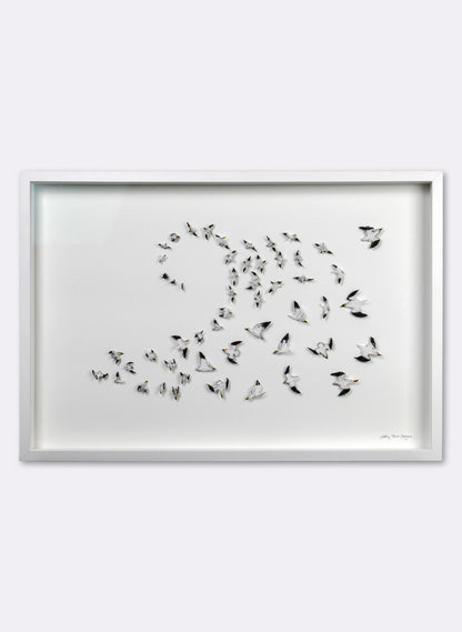 Insatiable Gannets - 3D Embroidery