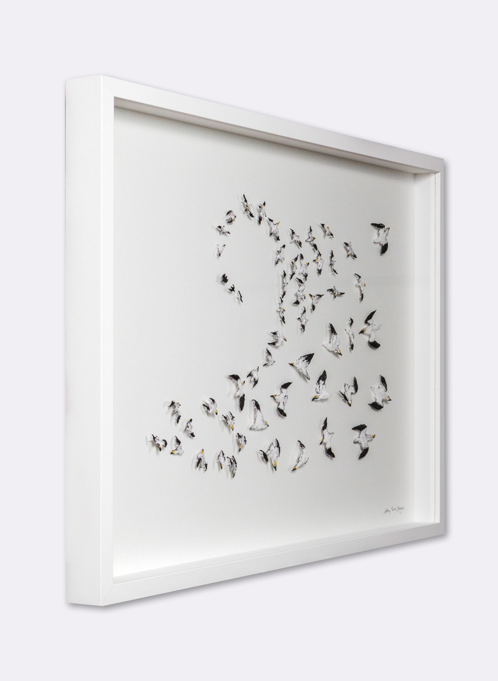 Insatiable Gannets - 3D Embroidery