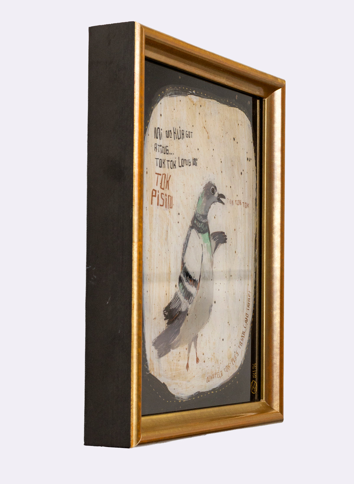 Tok Pisin in a Gold Frame
